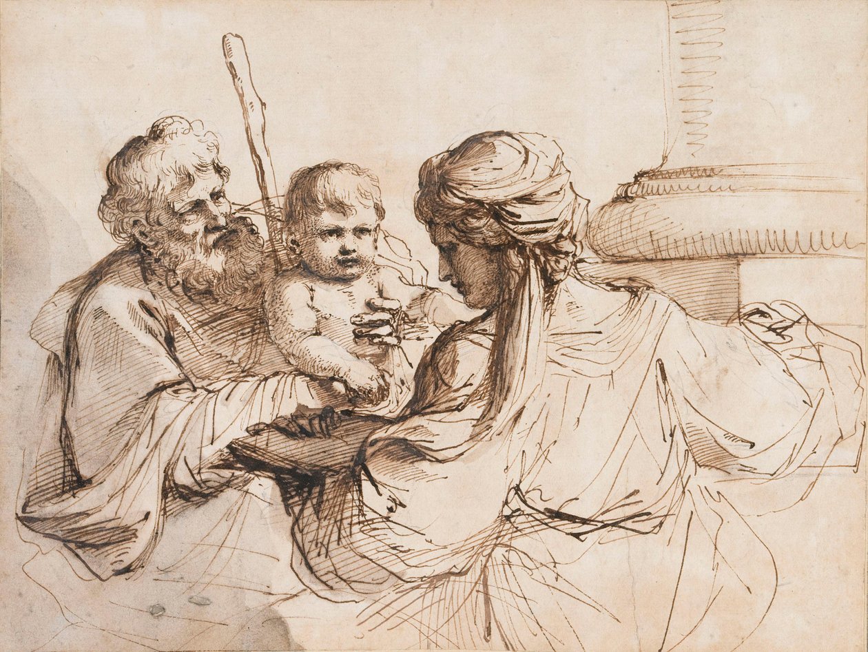 La Sagrada Familia de Guercino