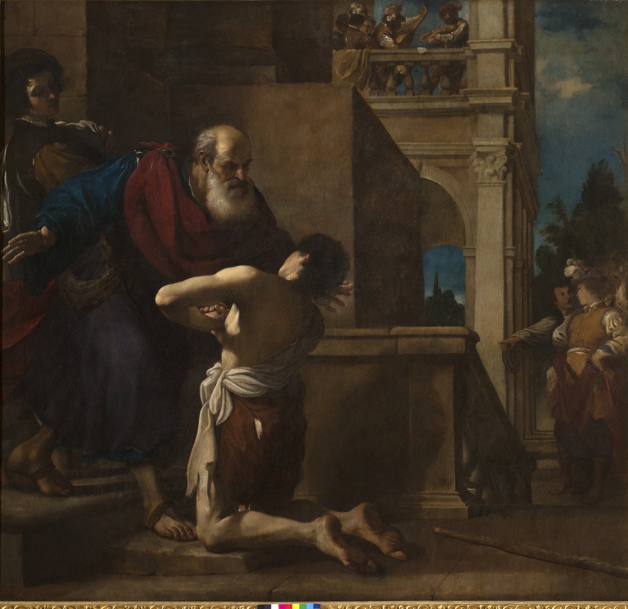 El regreso del hijo pródigo de Guercino