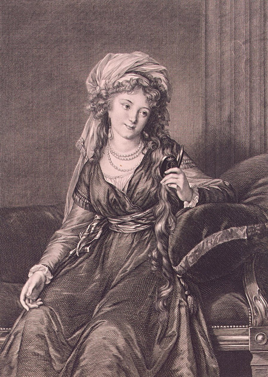 Retrato de la condesa Yekaterina Skavronskaya, nacida von Engelhardt 1761-1829 de Guglielmo Morghen
