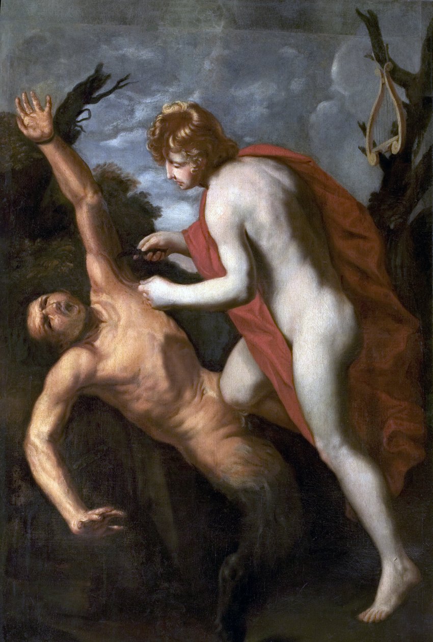 Apolo desollando a Marsias de Guido Reni