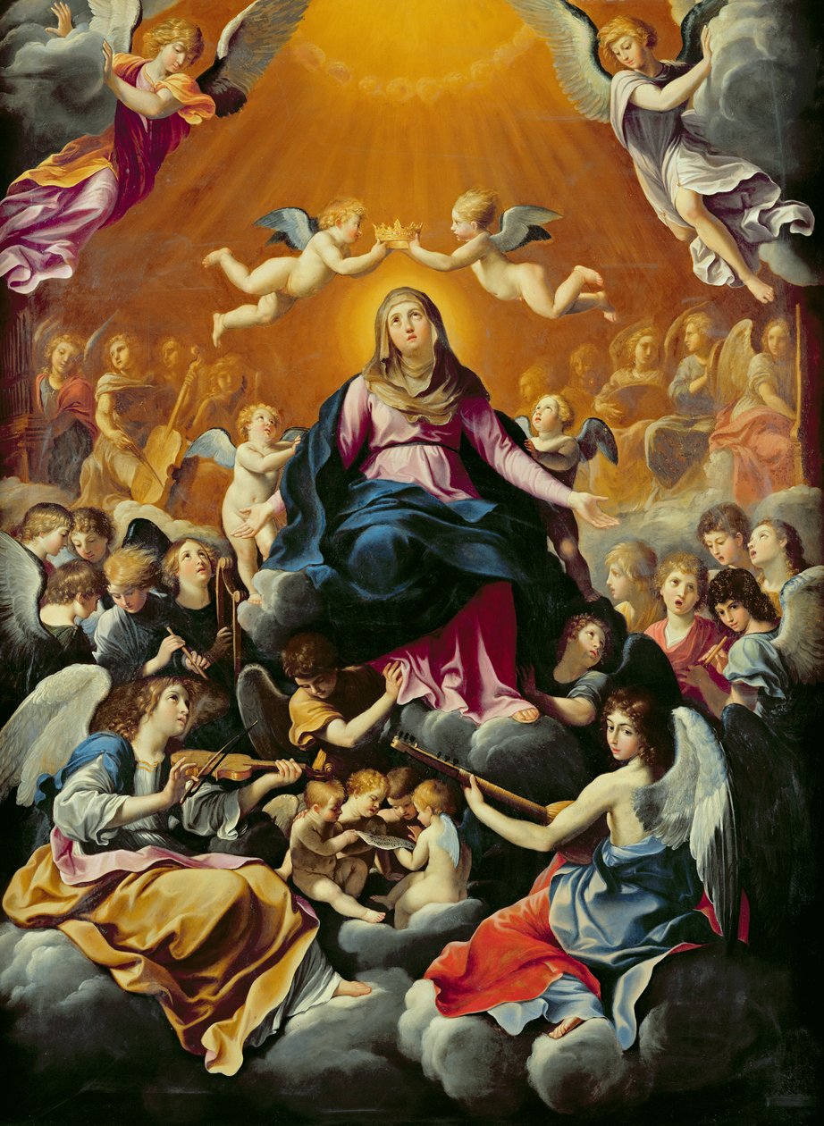 Coronación de la Virgen de Guido Reni