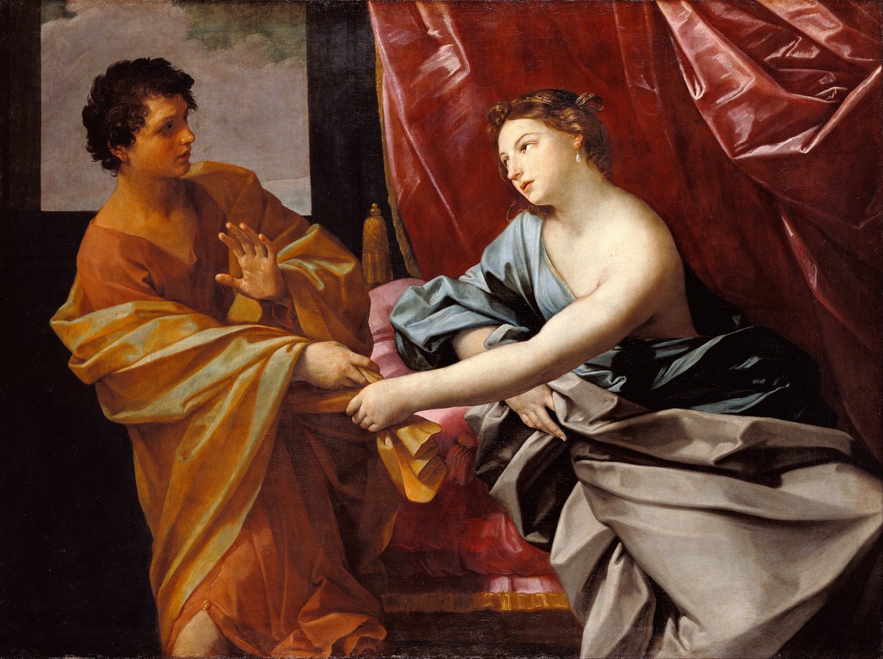 José y la esposa de Potifar de Guido Reni