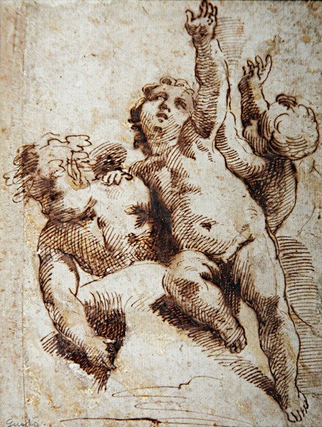 Querubines, c.1620 de Guido (attr. to) Reni