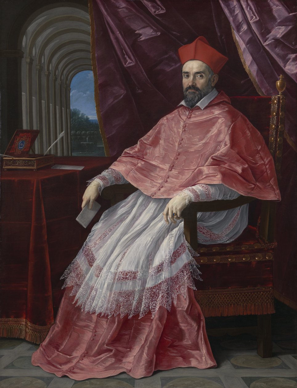 Cardenal Roberto Ubaldini (1581-1635), legado papal en Bolonia de Guido Reni