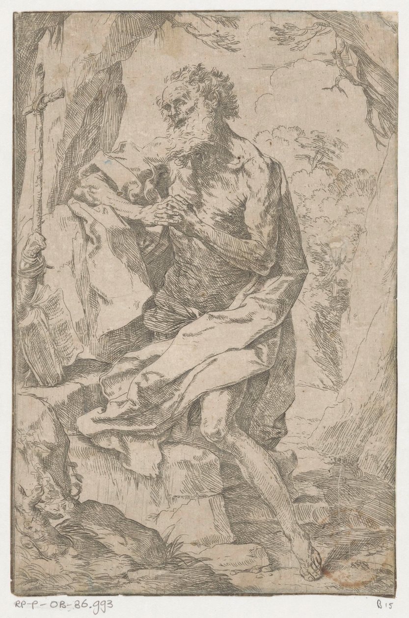 San Jerónimo en el desierto de Guido Reni
