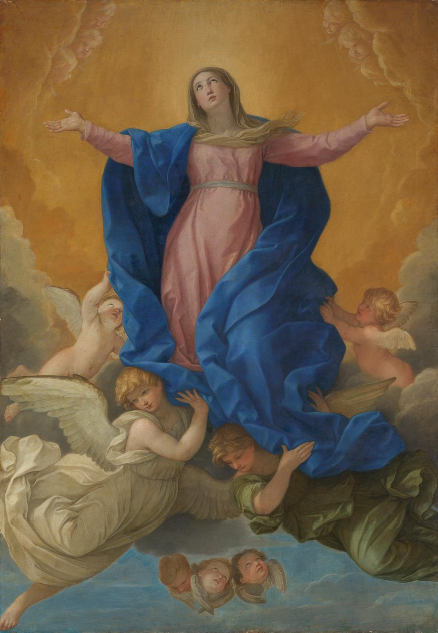 La Ascensión de María de Guido Reni