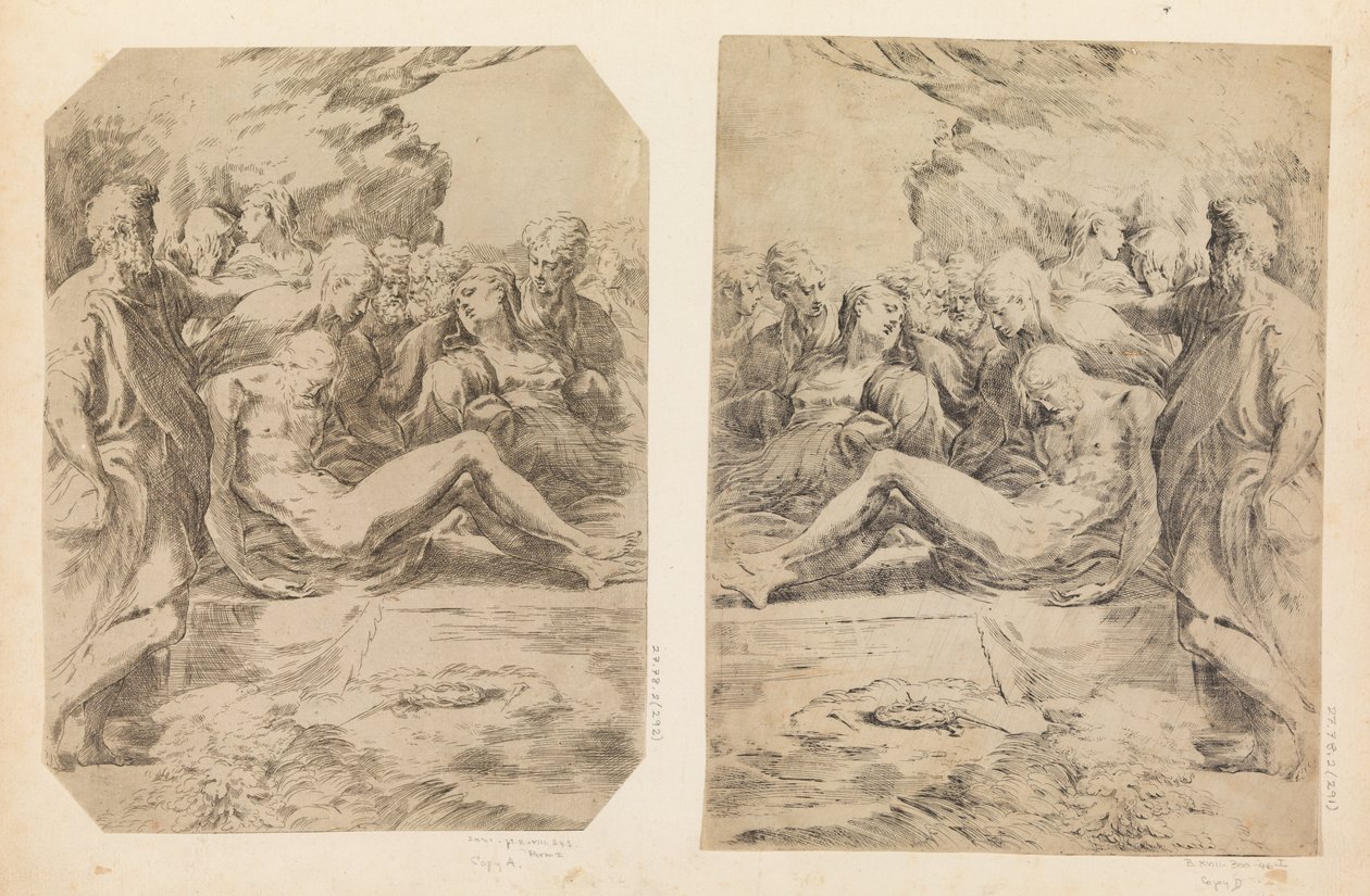 Entierro, ca. 1595-1600 de Guido Reni