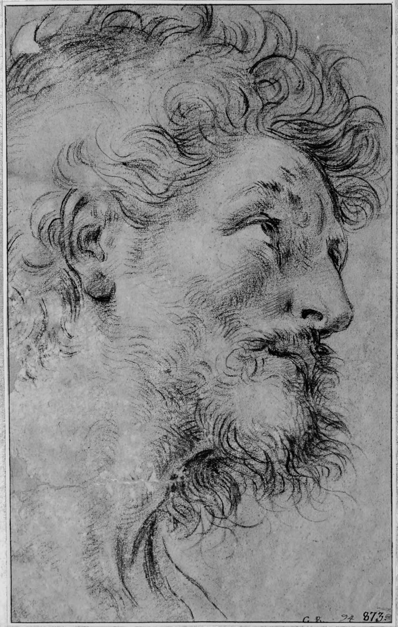 Cabeza de san Crispín de Guido Reni
