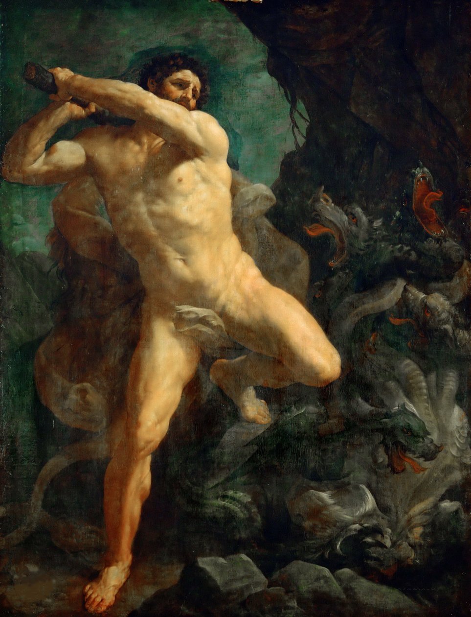 Hércules matando a la Hidra de Lerna, 1620-1621 de Guido Reni