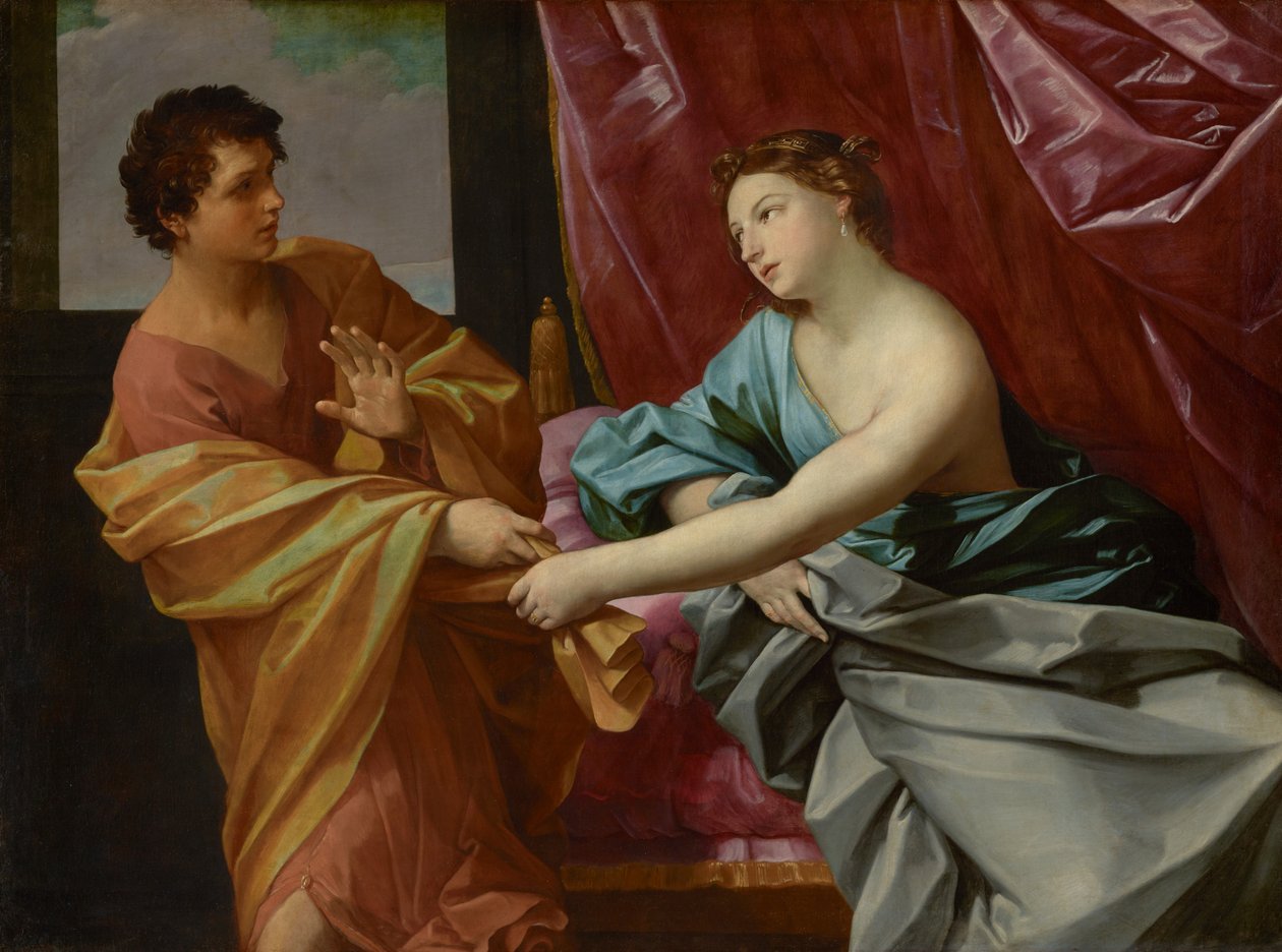 José y la esposa de Putifar de Guido Reni