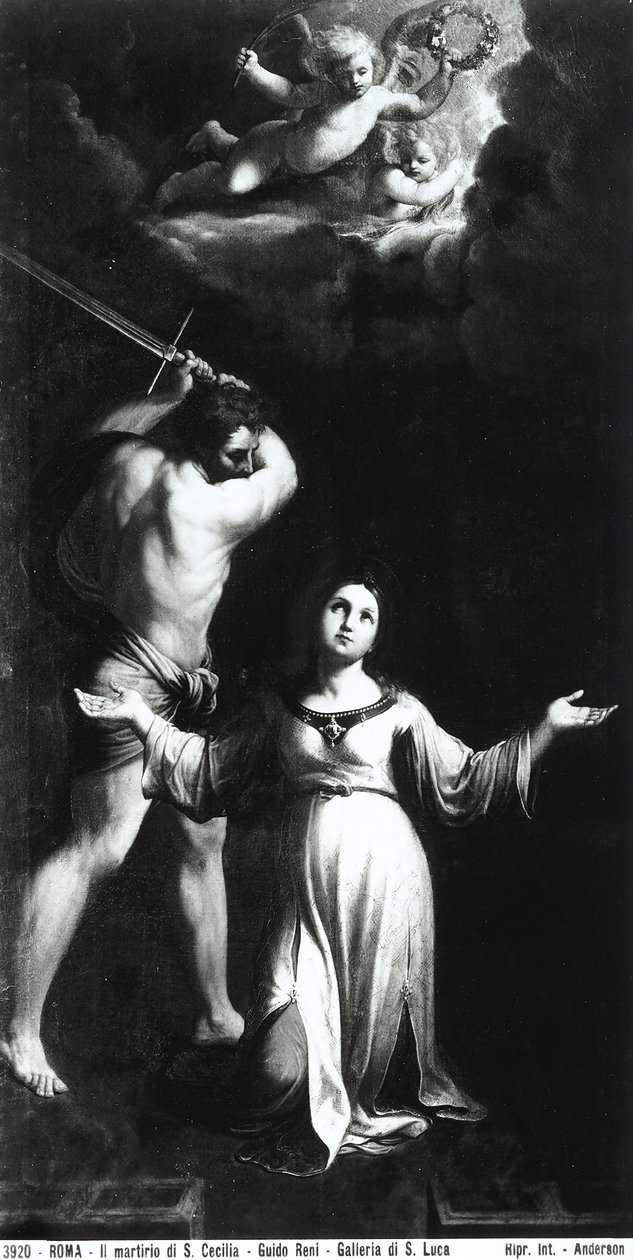 Martirio de Santa Cecilia, c.1603 de Guido Reni