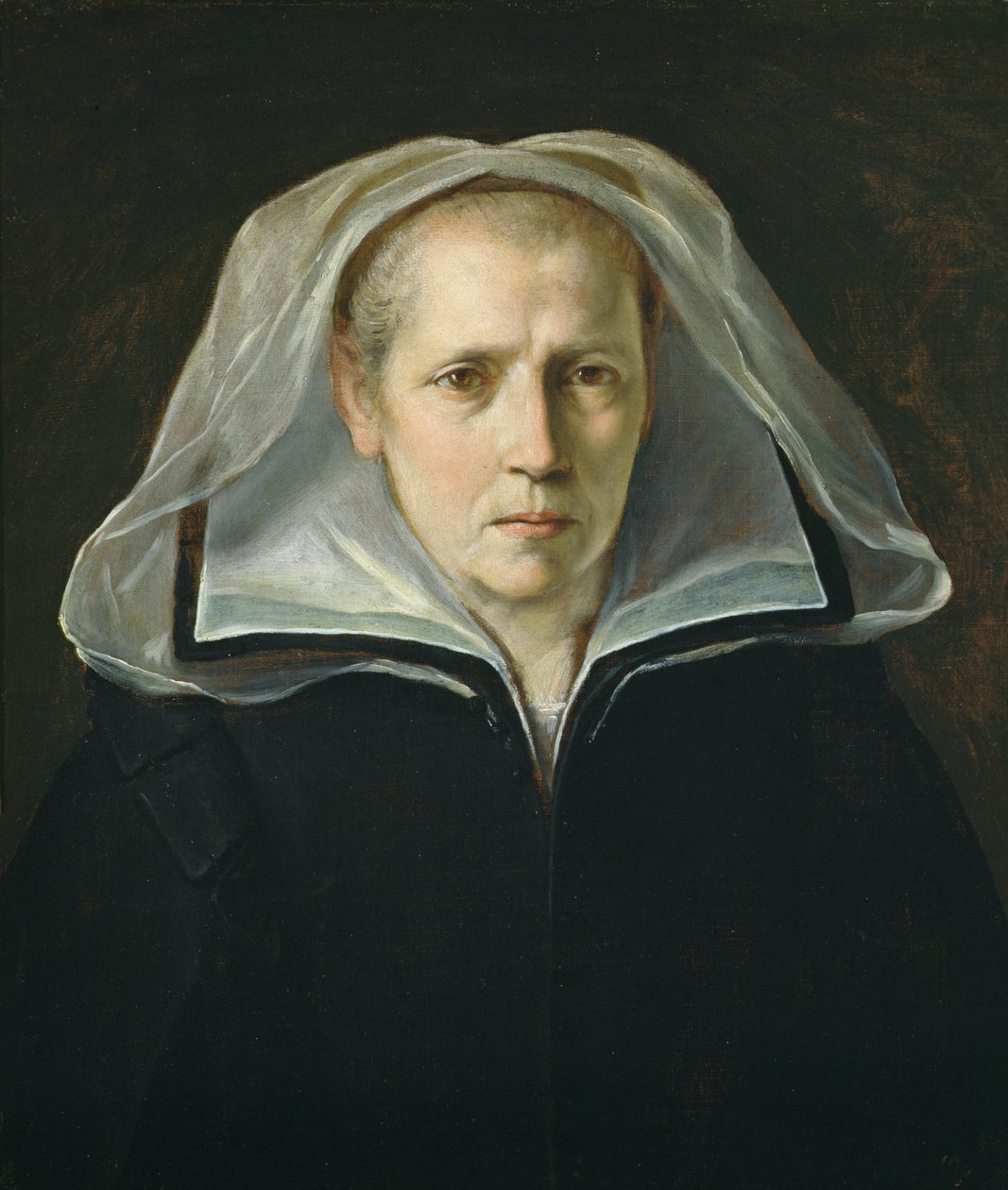 Retrato de la madre Ginevra Pucci, c.1610 (óleo sobre lienzo) de Guido Reni