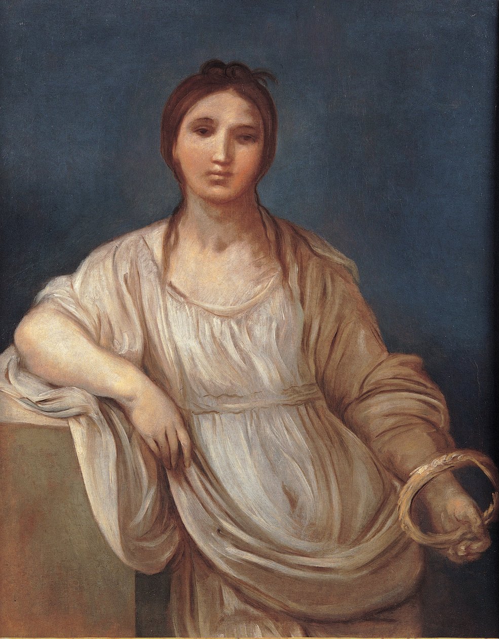 Retrato de niña con corona de Guido Reni