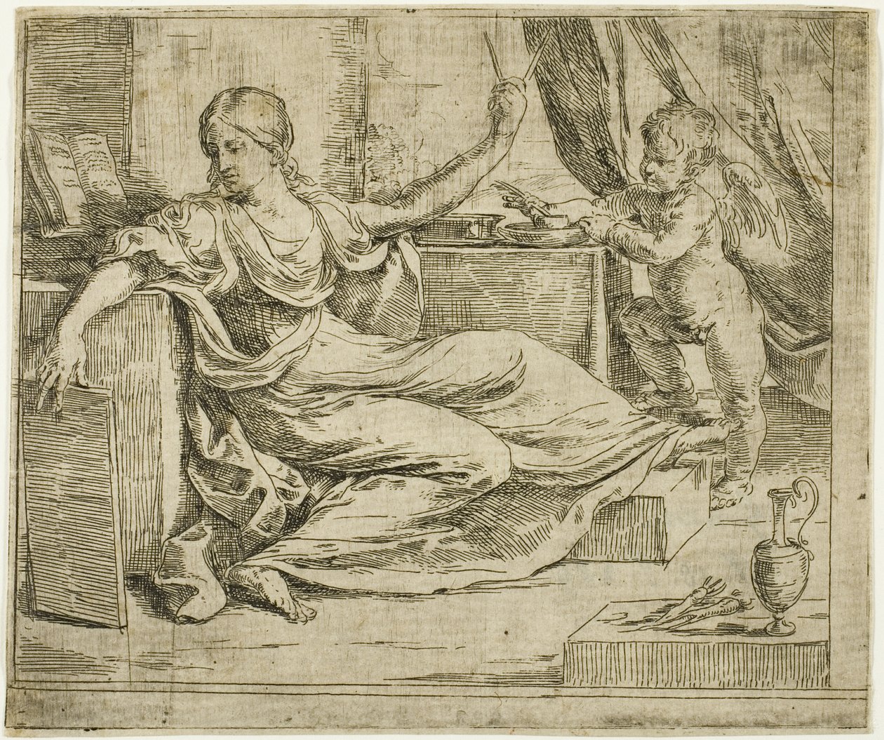 Ciencia o El amor al estudio de Guido Reni