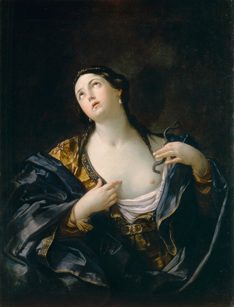 La muerte de Cleopatra, c. 1625 (óleo sobre lienzo) de Guido Reni
