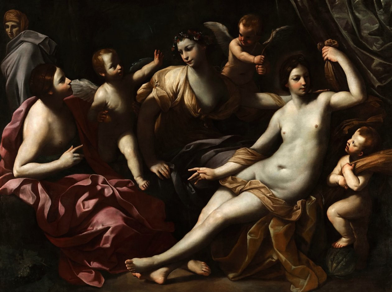 Las cuatro estaciones, c. 1620 de Guido Reni
