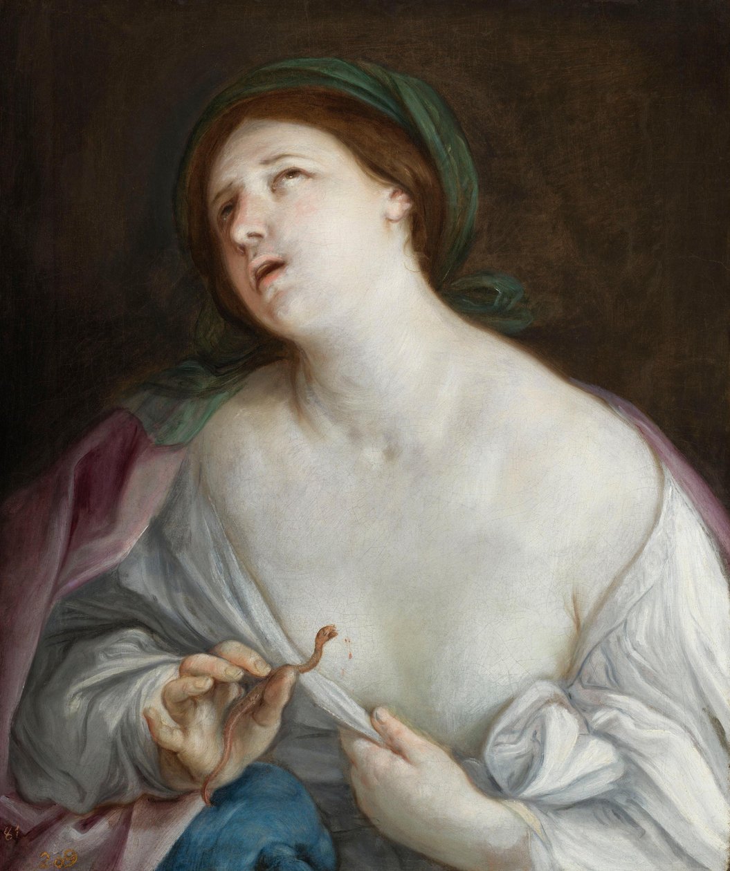 El suicidio de Cleopatra de Guido Reni