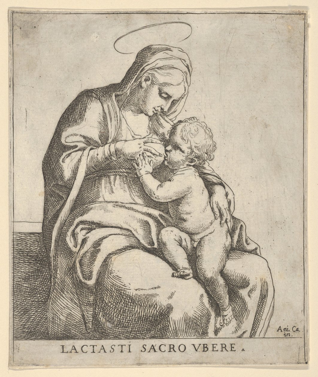 La Virgen amamantando al Niño Jesús de Guido Reni