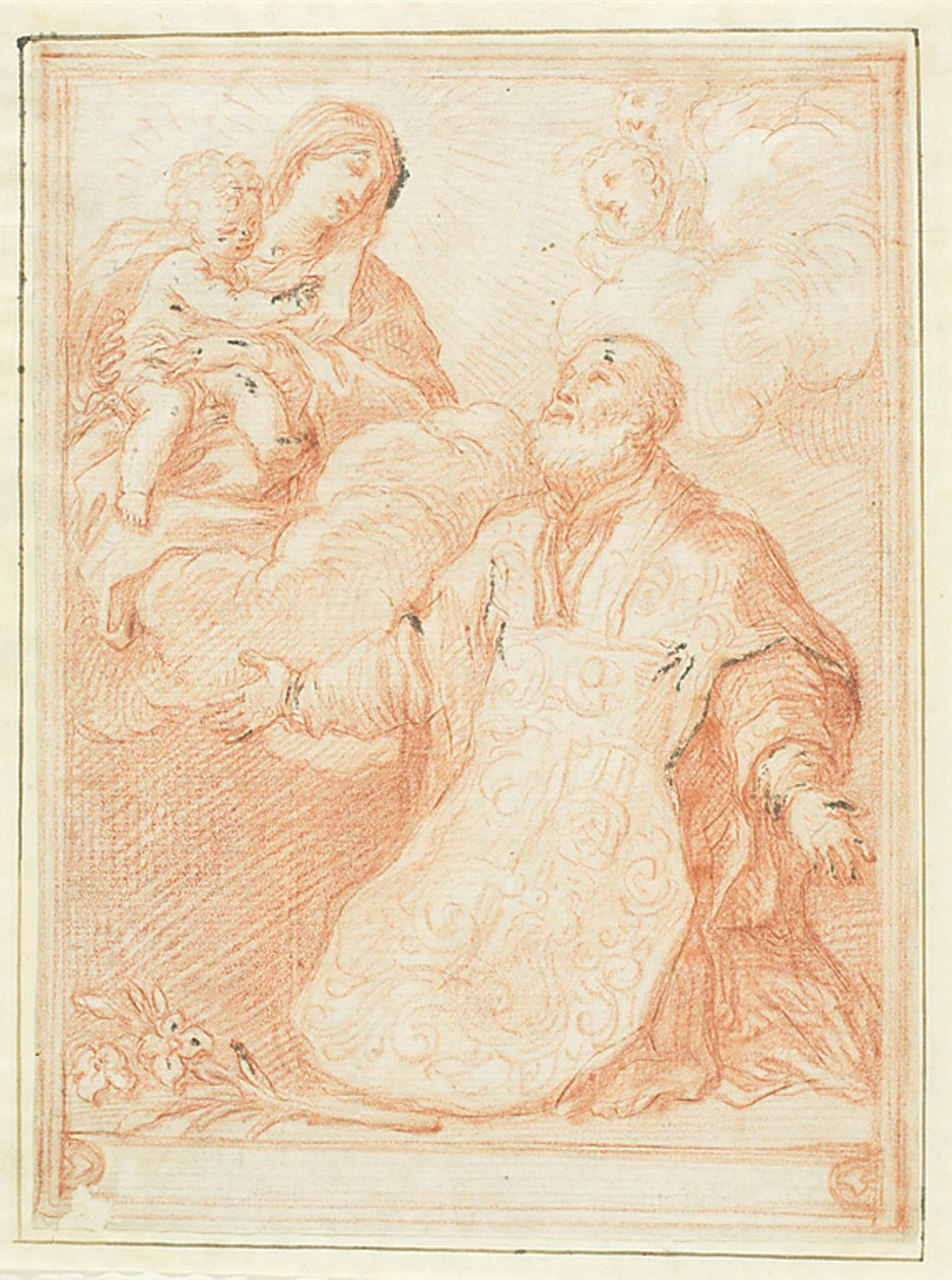 Visión de San Felipe Neri de Guido Reni