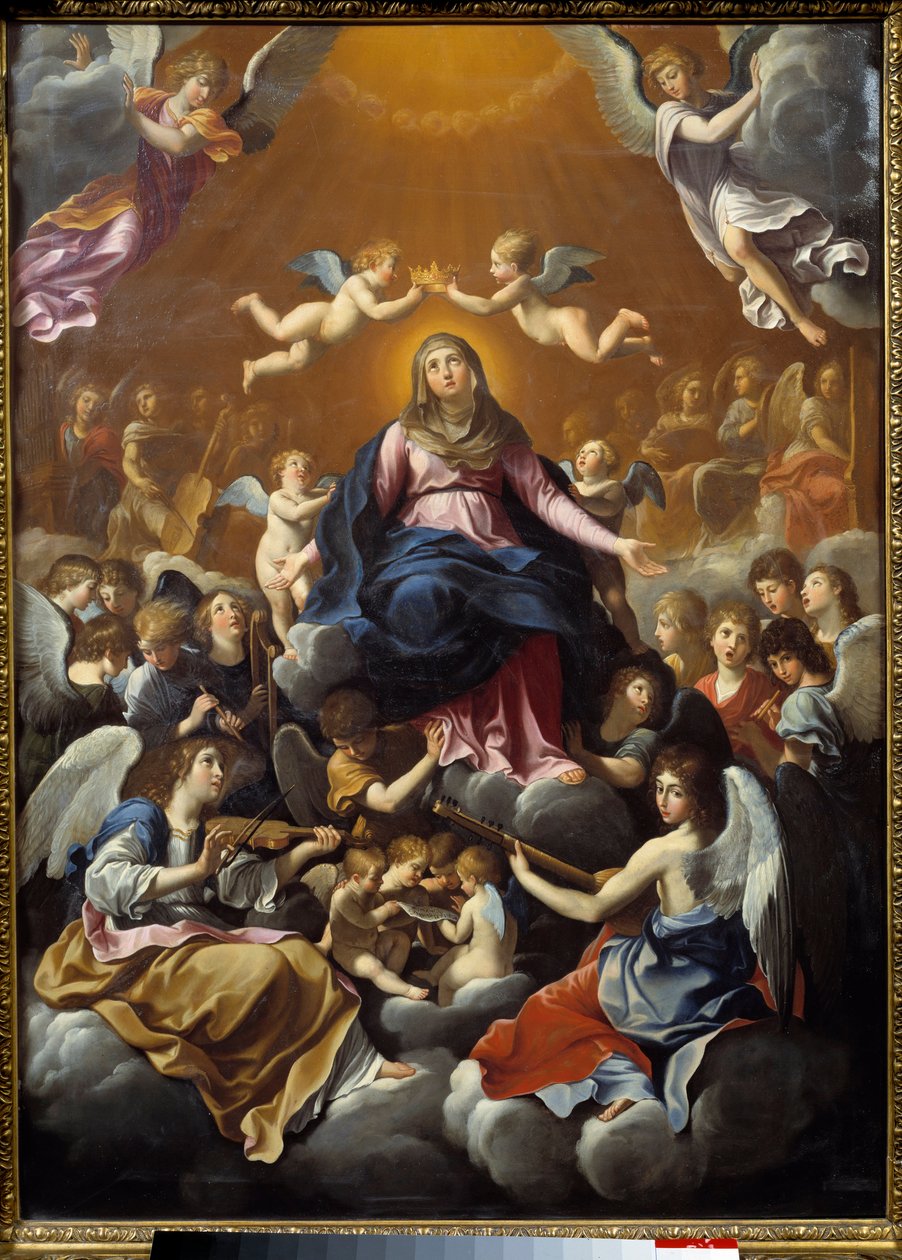 La coronación de la Virgen. Pintura de Guido Reni (1575-1642) de Guido Reni