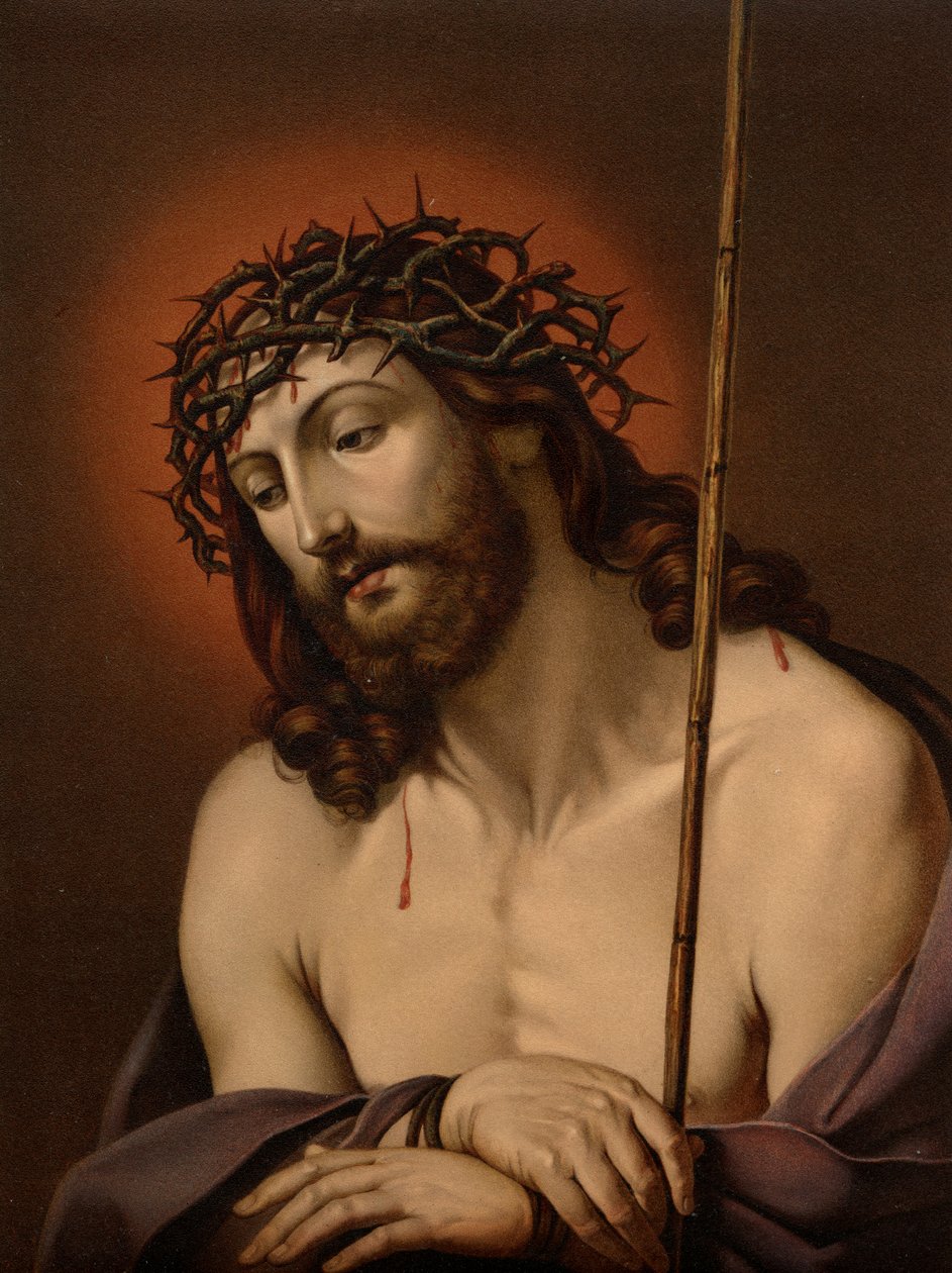 El Redentor sufriente de Guido after Reni