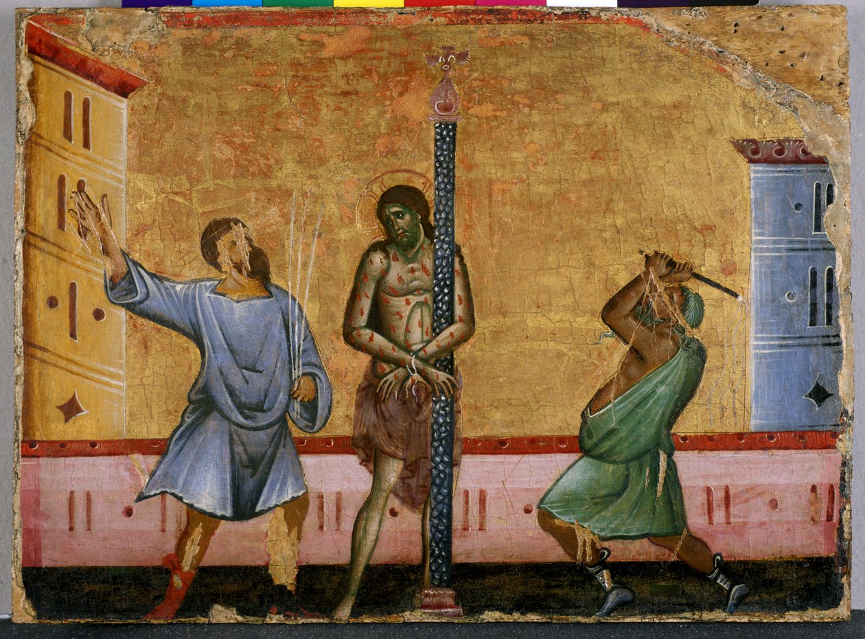 La Flagelación de Cristo de Guido da Siena