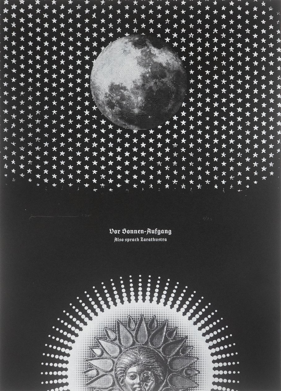 Antes del amanecer,Así habló Zaratustra, 2025 (Serigrafía) de Guilherme Pontes