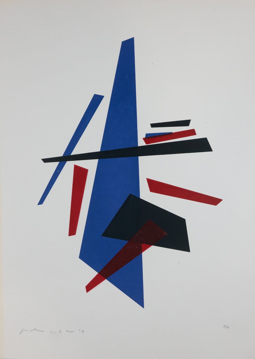 Movimiento Nº7, 2019 (serigrafía) de Guilherme Pontes