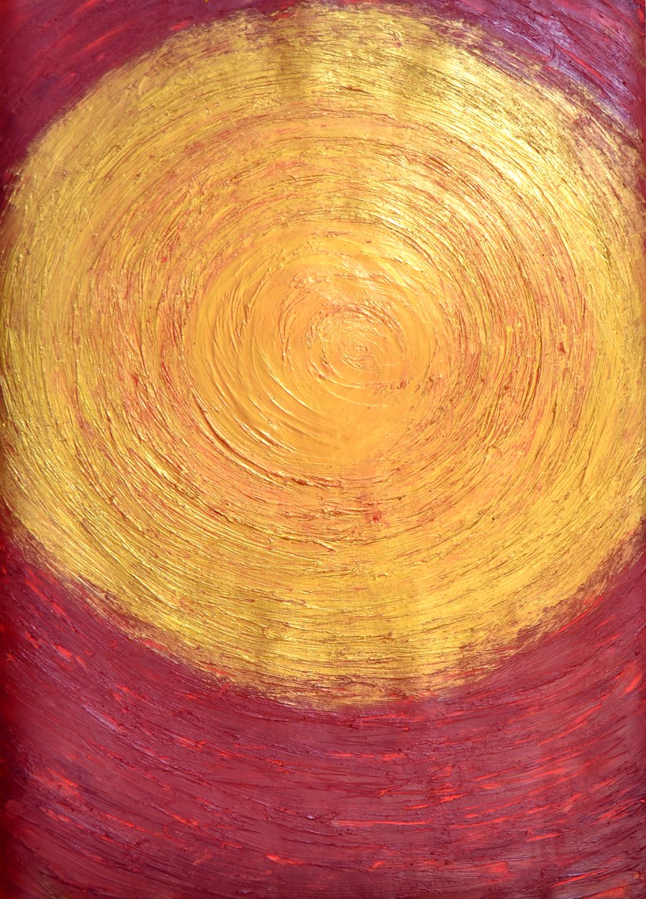 Set the controls to the heart of the Sun, 2014 (acrílico sobre papel) de Guilherme Pontes
