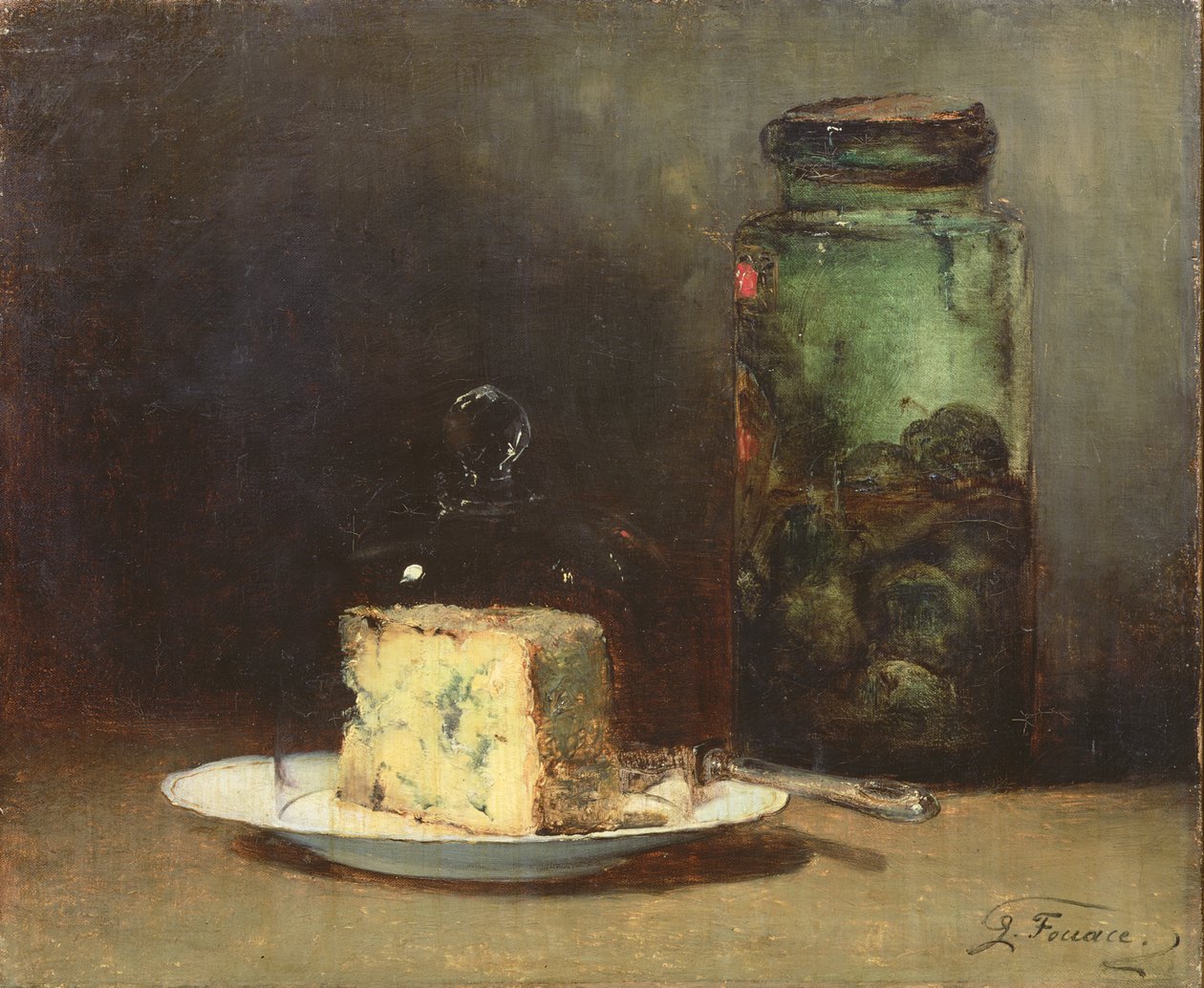 Naturaleza muerta con queso de Guillaume Romain Fouace