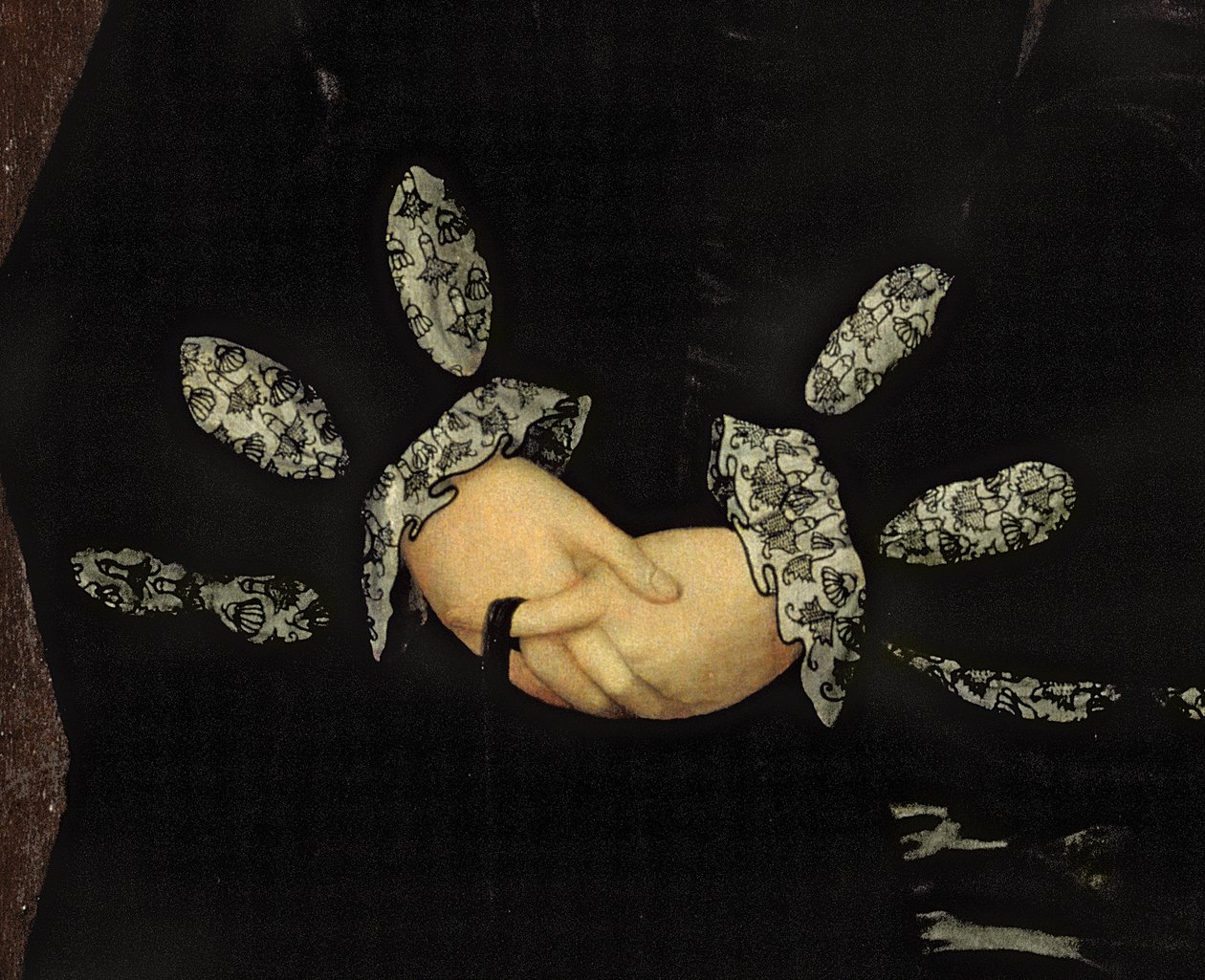 Bordado en negro, c.1546 (detalle) de Guillaume Scrots