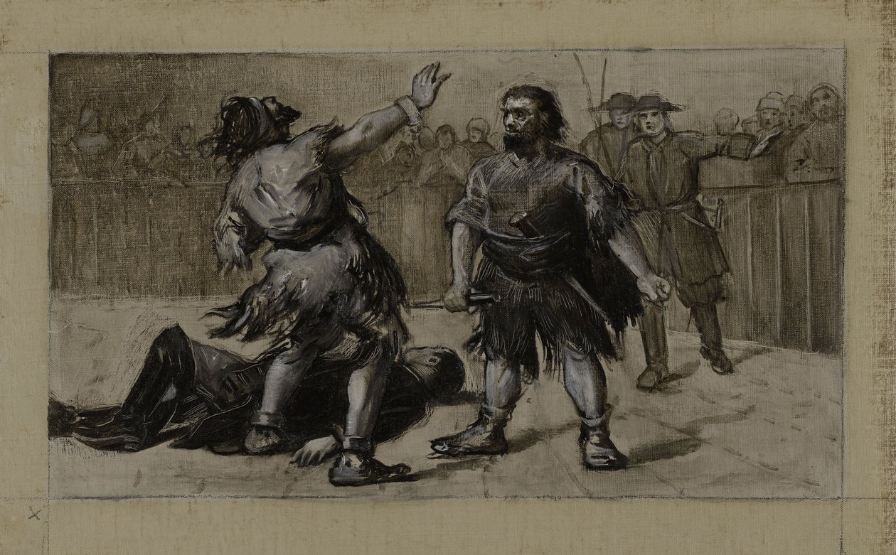 Han de Islandia en la corte, hacia 1889 (óleo sobre lienzo) de Guillaume Albert Demarest