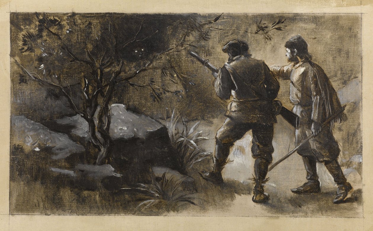 Kennybol y Guldon Stayper, hacia 1889 (óleo sobre lienzo) de Guillaume Albert Demarest