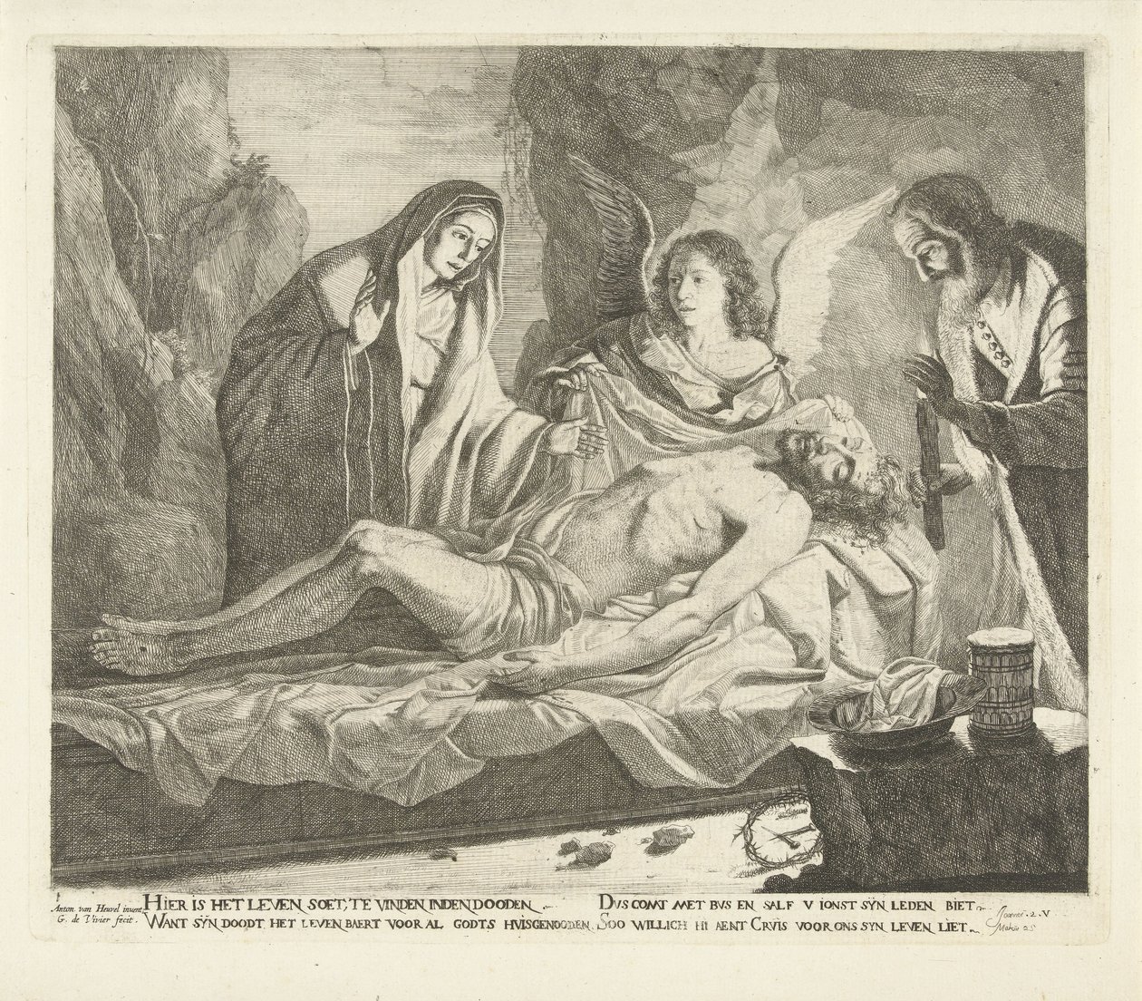 entierro de cristo de Guillaume Duvivier