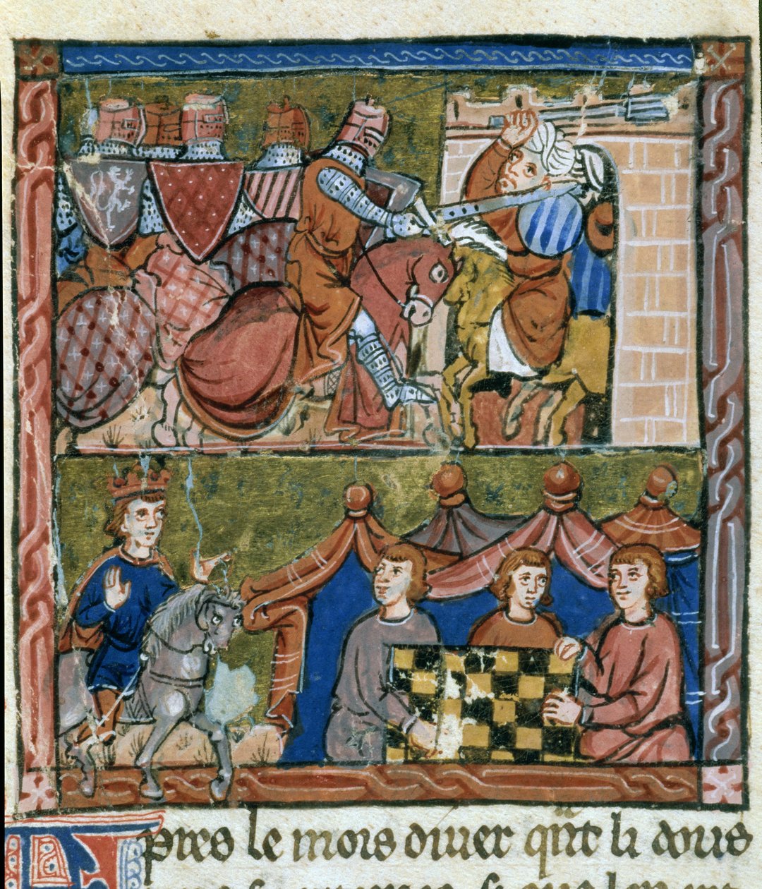 Juan II Comneno sitiando Cesarea de Antioquía de Guillaume de Tyr