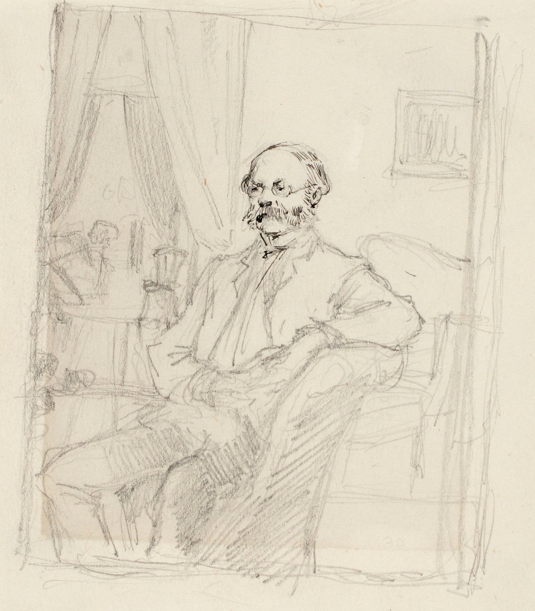 El director C. A. Zitting, estudio de retrato de Gunnar Berndtson