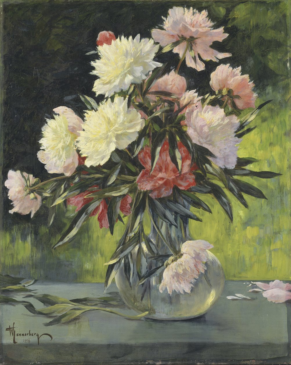 Peonías, 1898 de Gunnar Gunnarson Wennerberg