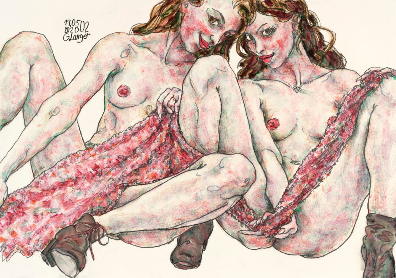 Desnudo femenino, Hijos del sol de Gunter Langer