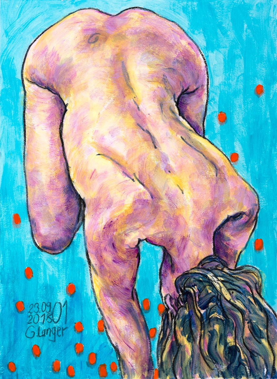 Desnudo femenino, Perdido en el espacio de Gunter Langer
