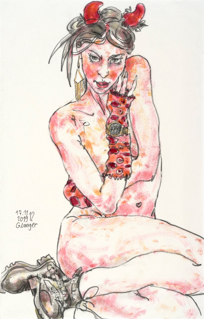 Desnudo femenino, Seducción loca de Gunter Langer