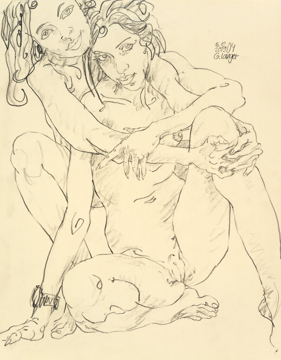 Desnudo femenino, Maravilloso tiempo de Gunter Langer