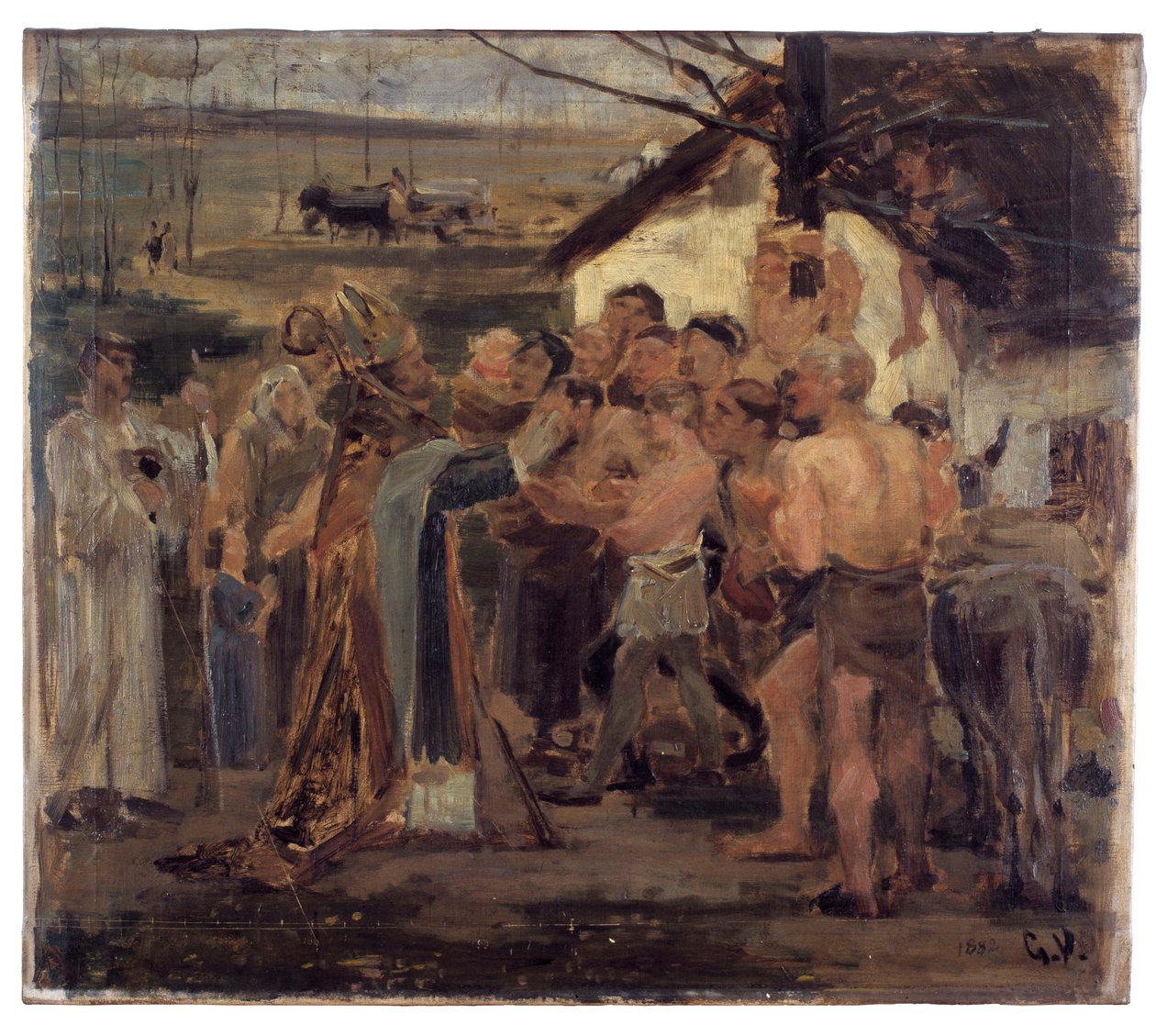 San Livino en Flandes (estudio) de Gustaaf Vanaise