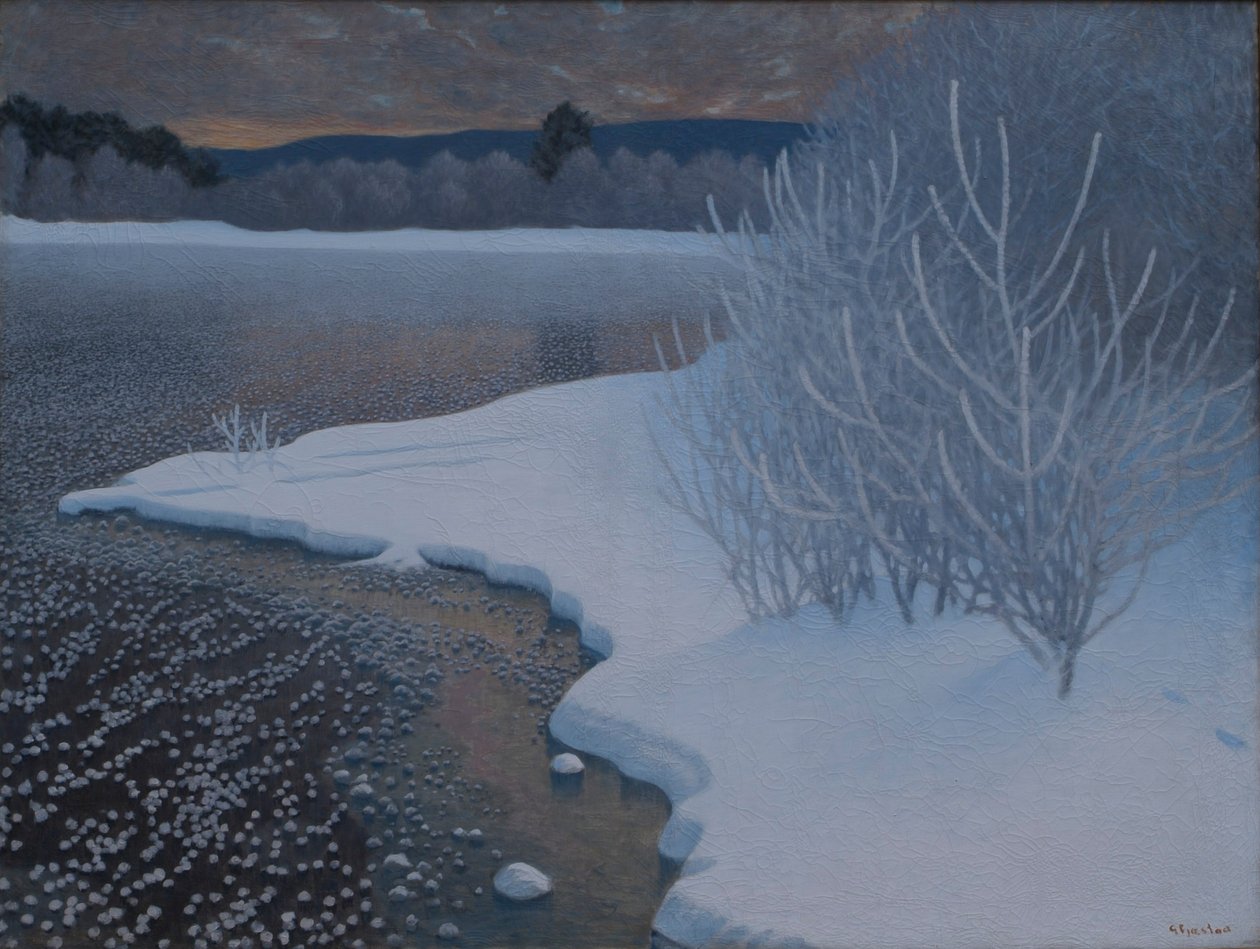 Escarcha sobre hielo de Gustaf Edolf Fjaestad