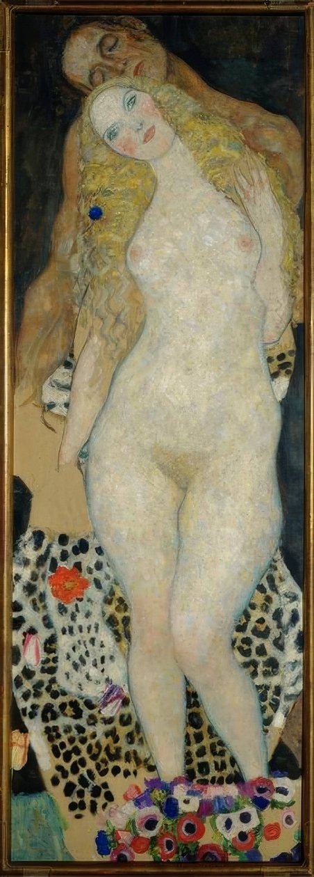 Adán y Eva de Gustav Klimt