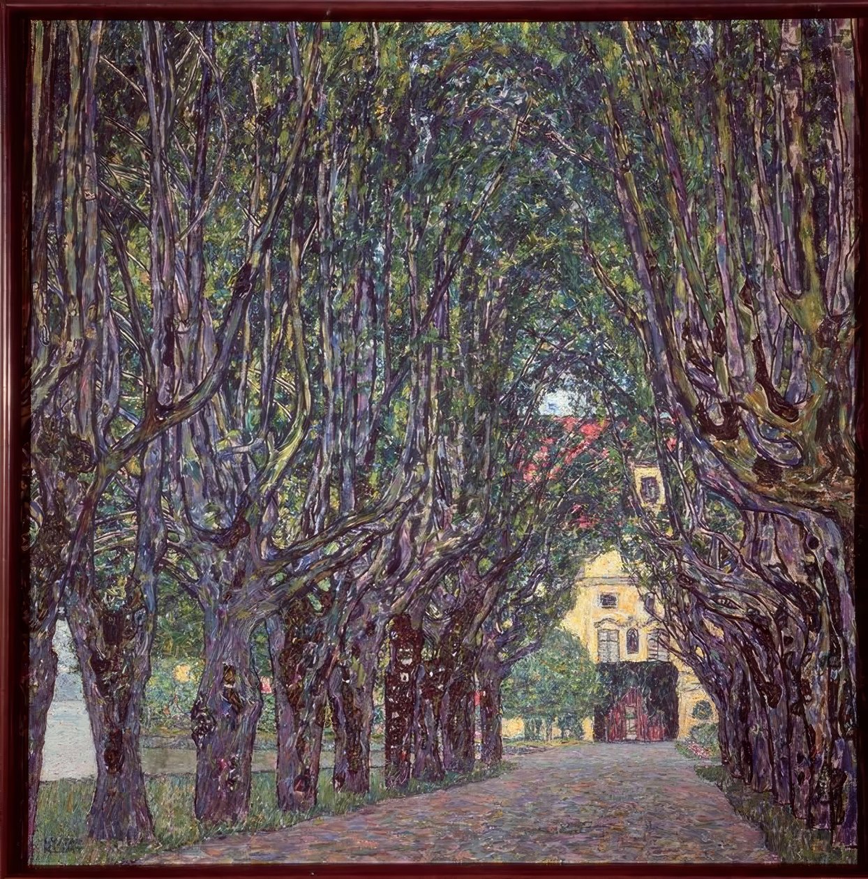 Avenida en la mansión Kammer, Alta Austria de Gustav Klimt
