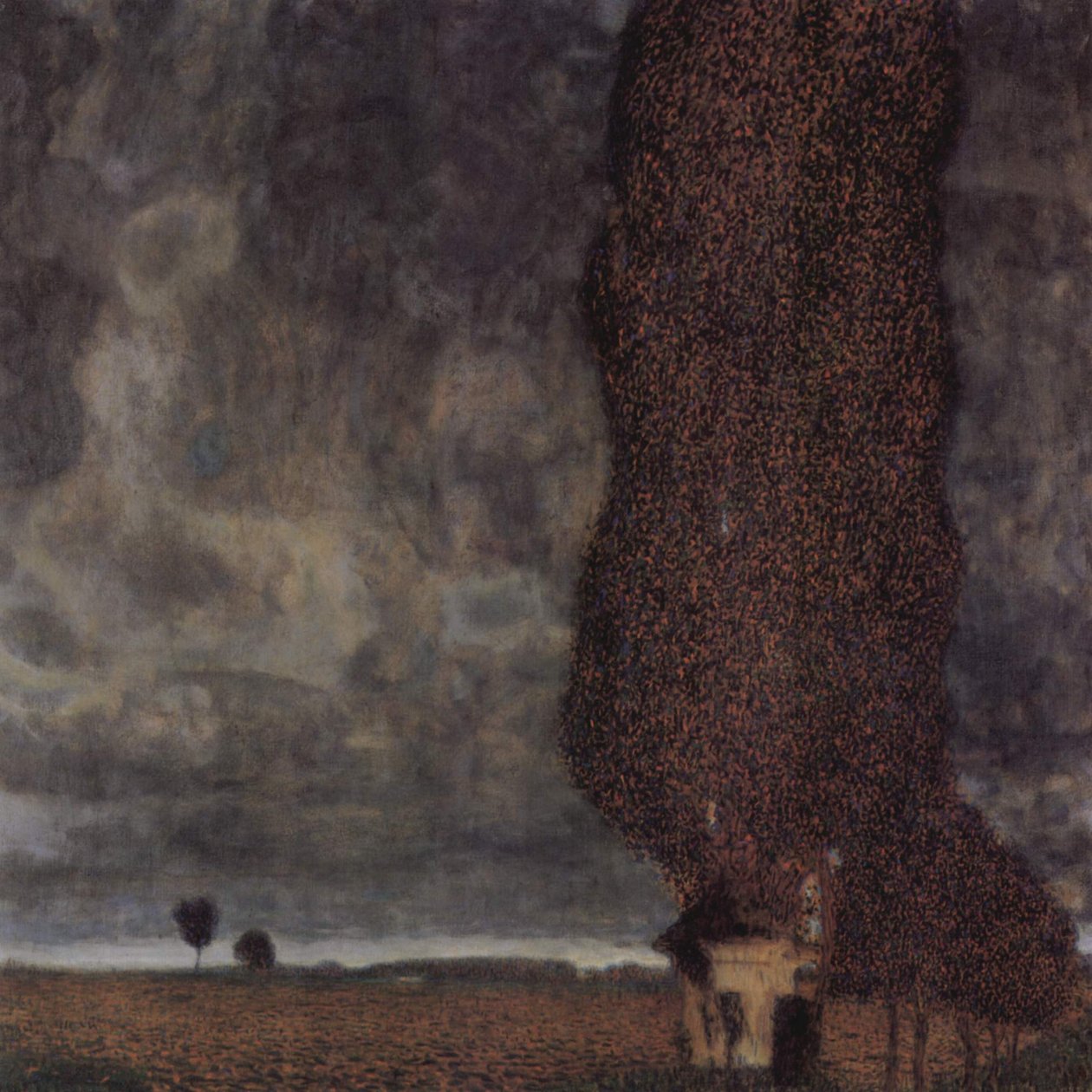 El Gran Álamo o Tormenta que se avecina de Gustav Klimt