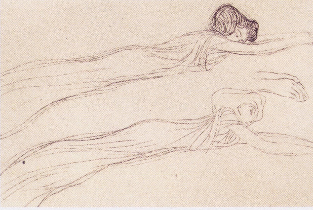 El anhelo de la felicidad de Gustav Klimt