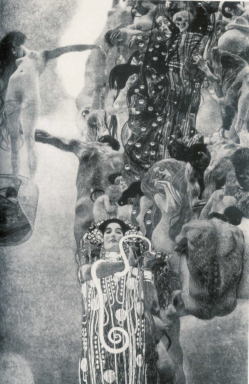 Pintura de la facultad de medicina de Gustav Klimt