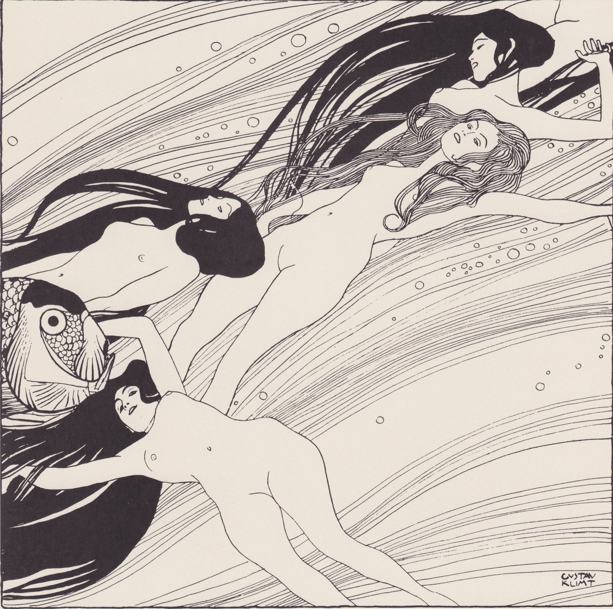 Sangre de pez de Gustav Klimt