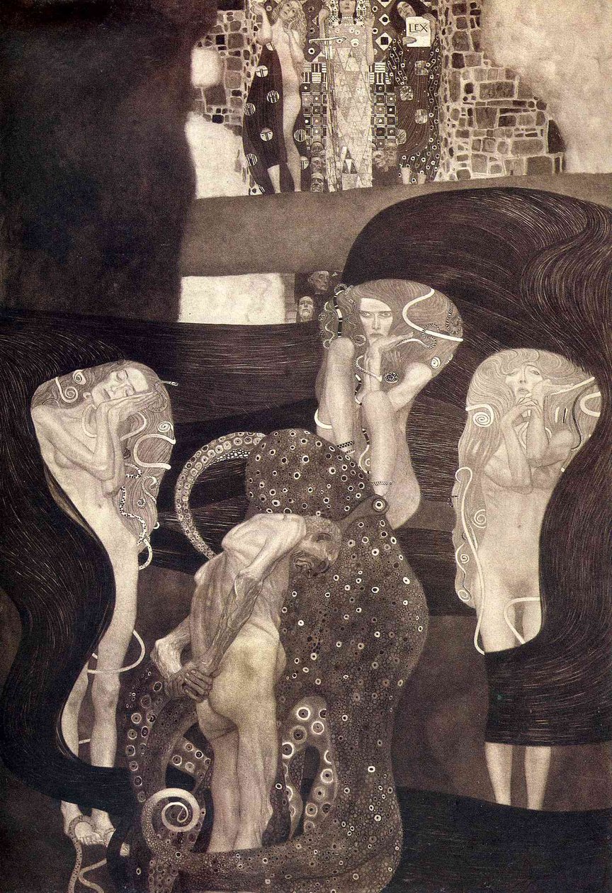 Jurisprudencia estado final 1907 de Gustav Klimt